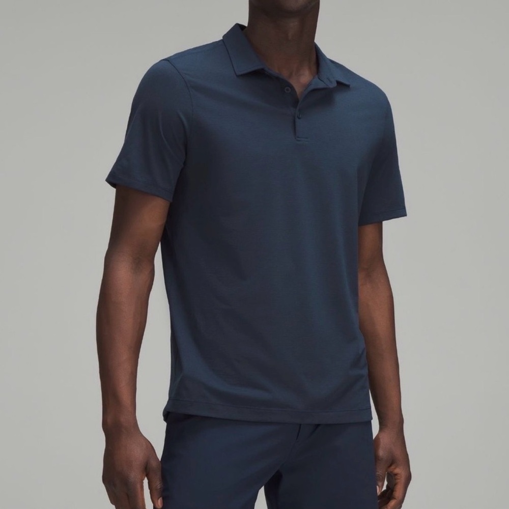 Lululemon Athletica Evolution Polo Shirt - Navy Blue - Size XL